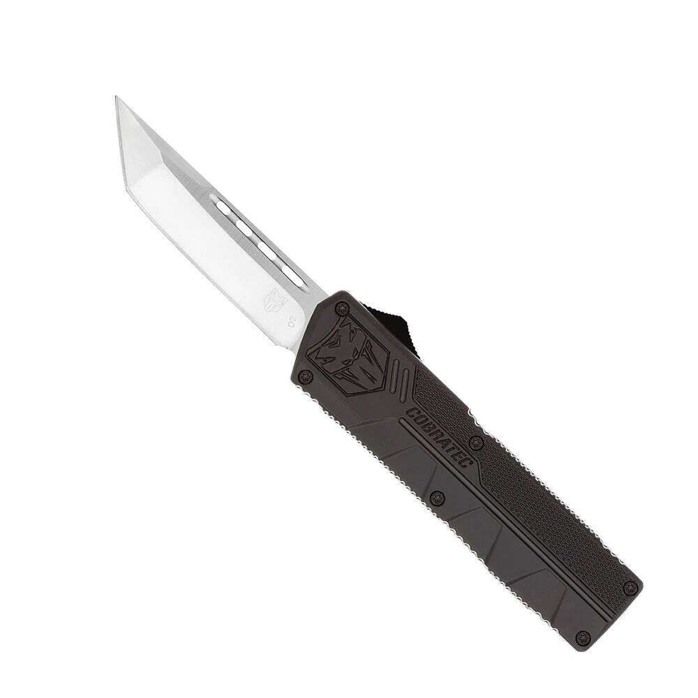 Knives Cobratec Knives 4.50" BLK LTWT TANTO NOT SERR • Model: 4.50"